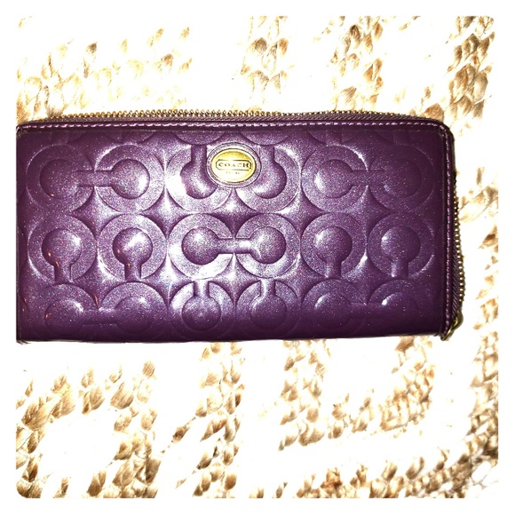 Coach Handbags - Purple Coach wallet